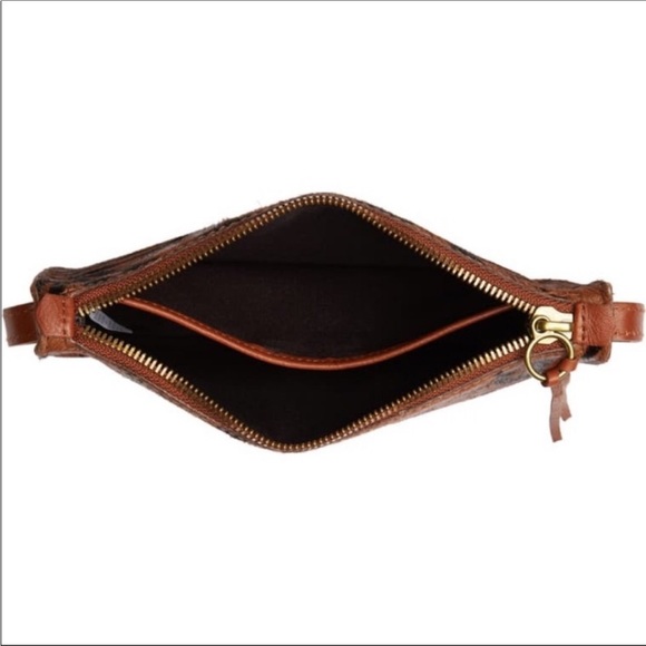 Madewell ~ Crossbody Leather Bag ~ Zebra Print Calf Hair ~ Brand New! - Picture 14 of 17